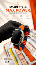 7-in-1 Ultra Smart Watch Set – Multi-Strap Edition with HD Display & All Features